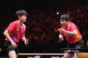 乒超联赛：山东魏桥3-0汕头明润 王楚钦单打3-0破敌 梁靖崑取2胜