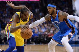 蒂格：甜瓜&杜兰特单挑我选后者 2人进攻都无弱点但KD得分更容易