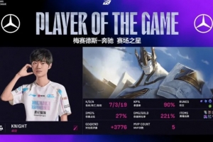 742场500胜！Knight成为LPL最快达成生涯500胜的选手