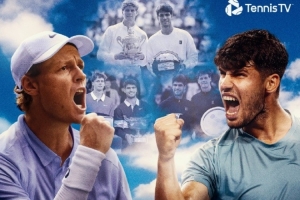 争冠！阿尔卡拉斯&辛纳将迎来第14次交手，此前阿卡8胜5负占优