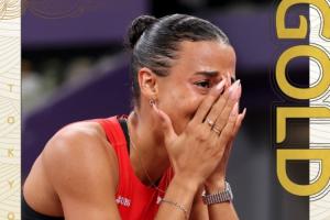 爆冷！坎邦吉12秒24破国家纪录夺女子100米栏金牌，奥运冠军仅第4