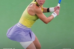 小安德列娃1-2遭到老将西格蒙德逆转，止步武网女单32强